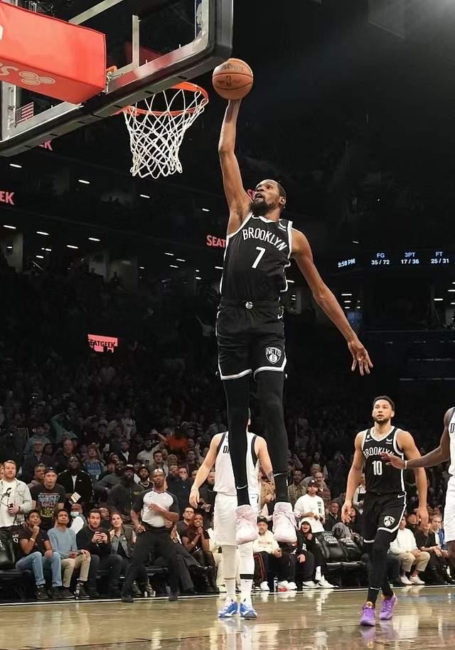 篮网力克开拓者，杜兰特再次展现神奇表现