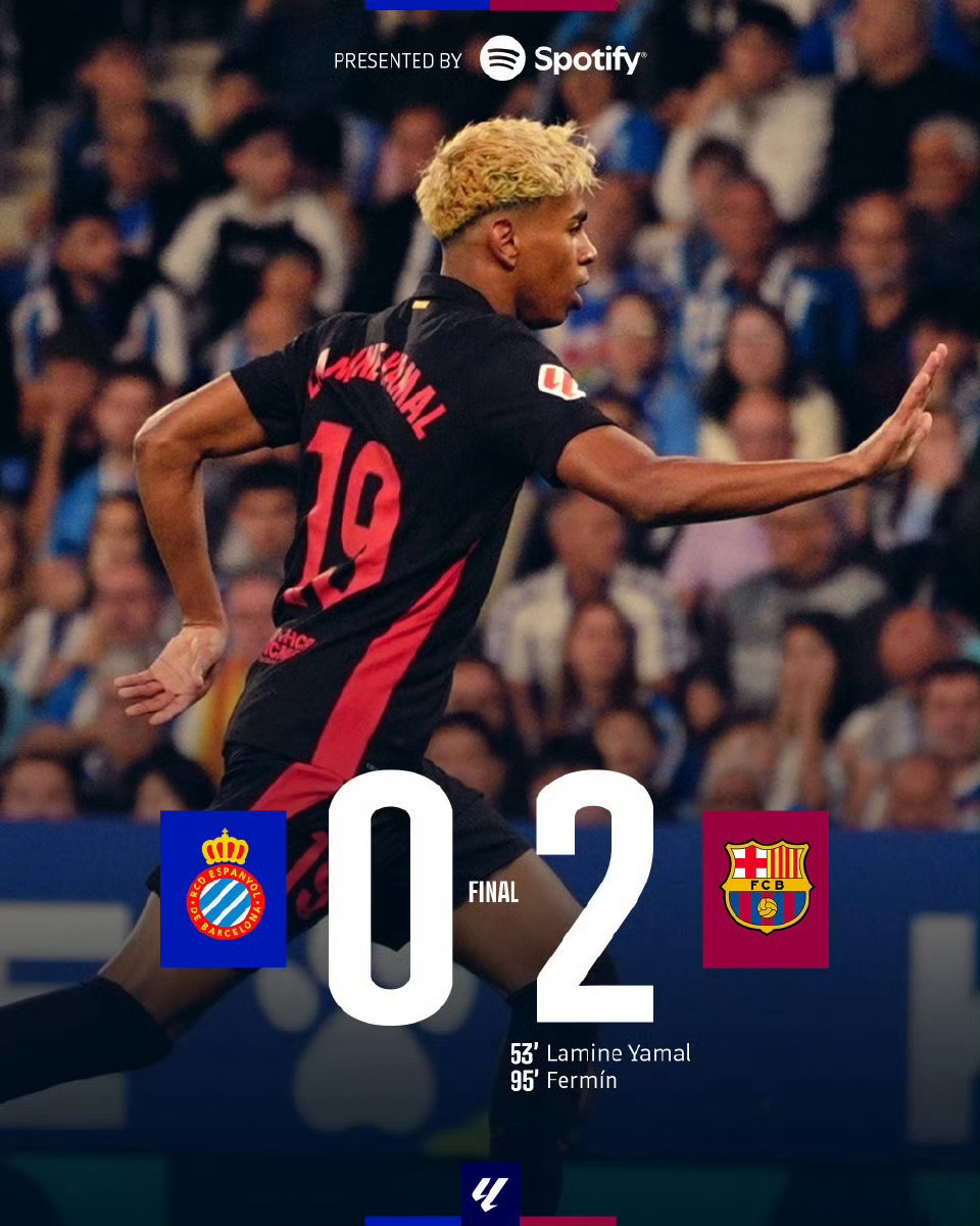 巴塞罗那客场战胜对手取得三分